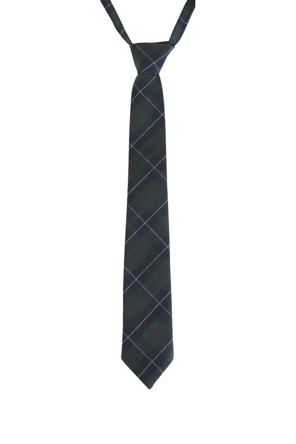 Karo-Krawatte mit Verschlusshaken